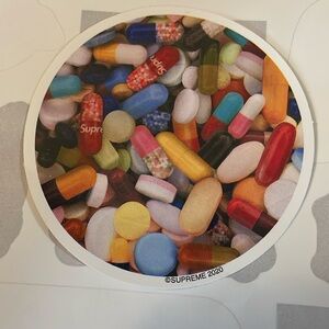 Supreme Pill Sticker